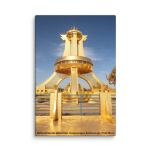 WELCOME burkina faso national heroes monument canvas