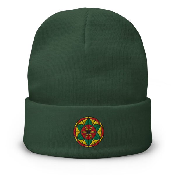 faso flare embroidered beanie